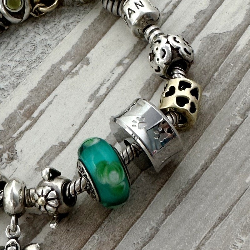 Asbedel voor Armband Klein Gepolijst Rond Pootjes RVS