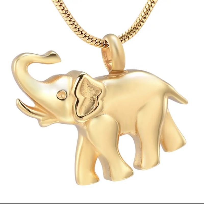 Ashanger Goudkleurige Olifant RVS