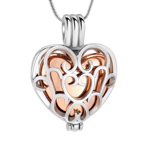 Ashanger met Rose Hartvormige Cilinder RVS