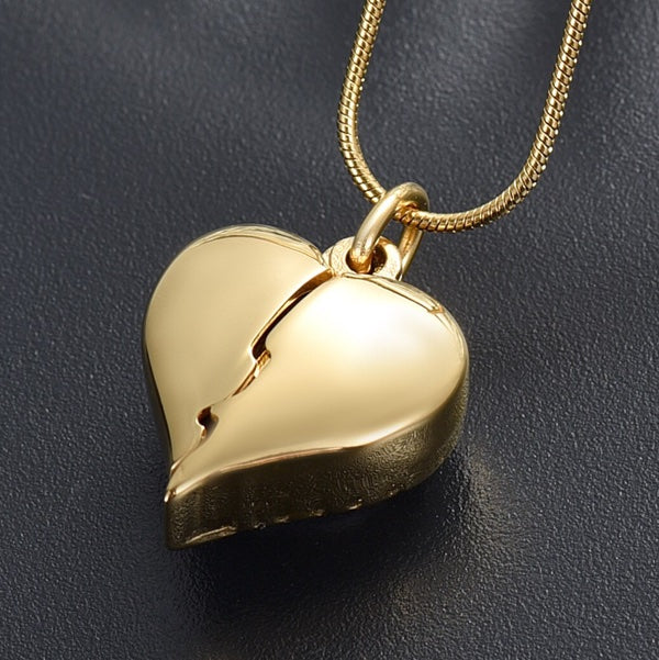 Ashanger Hart met Vleugel - Always in My Heart RVS Zilverkleurig