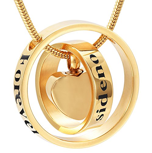 Ashanger Cirkels Forever In My Heart, No longer By My Side - RVS Goudkleurig