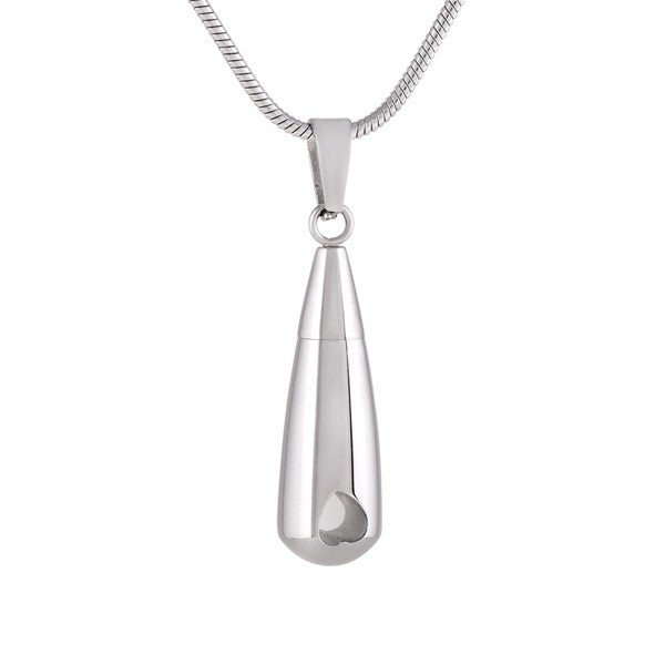 Ashanger Druppel met Gestanst Hartje RVS