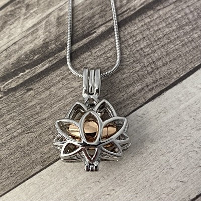 Ashanger Lotus Bloem met Rose Cilinder RVS