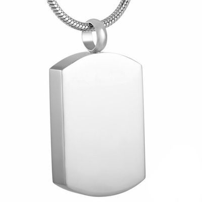 Ashanger Dogtag RVS met Foto / Vingerafdruk