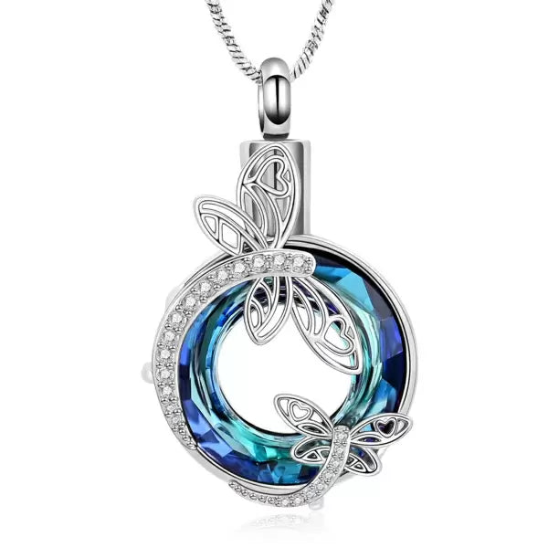 Ashanger Libelle Blauw RVS