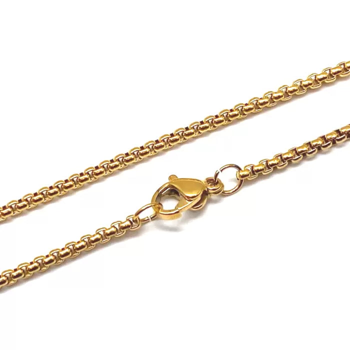 Ronde Schakelketting RVS Goudkleurig